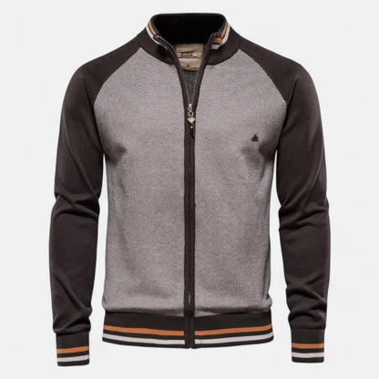 Dorevelle | Men’s Zipped Sweater – Heritage Cotton Knit