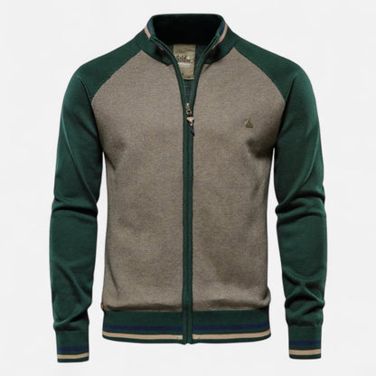 Dorevelle | Men’s Zipped Sweater – Heritage Cotton Knit